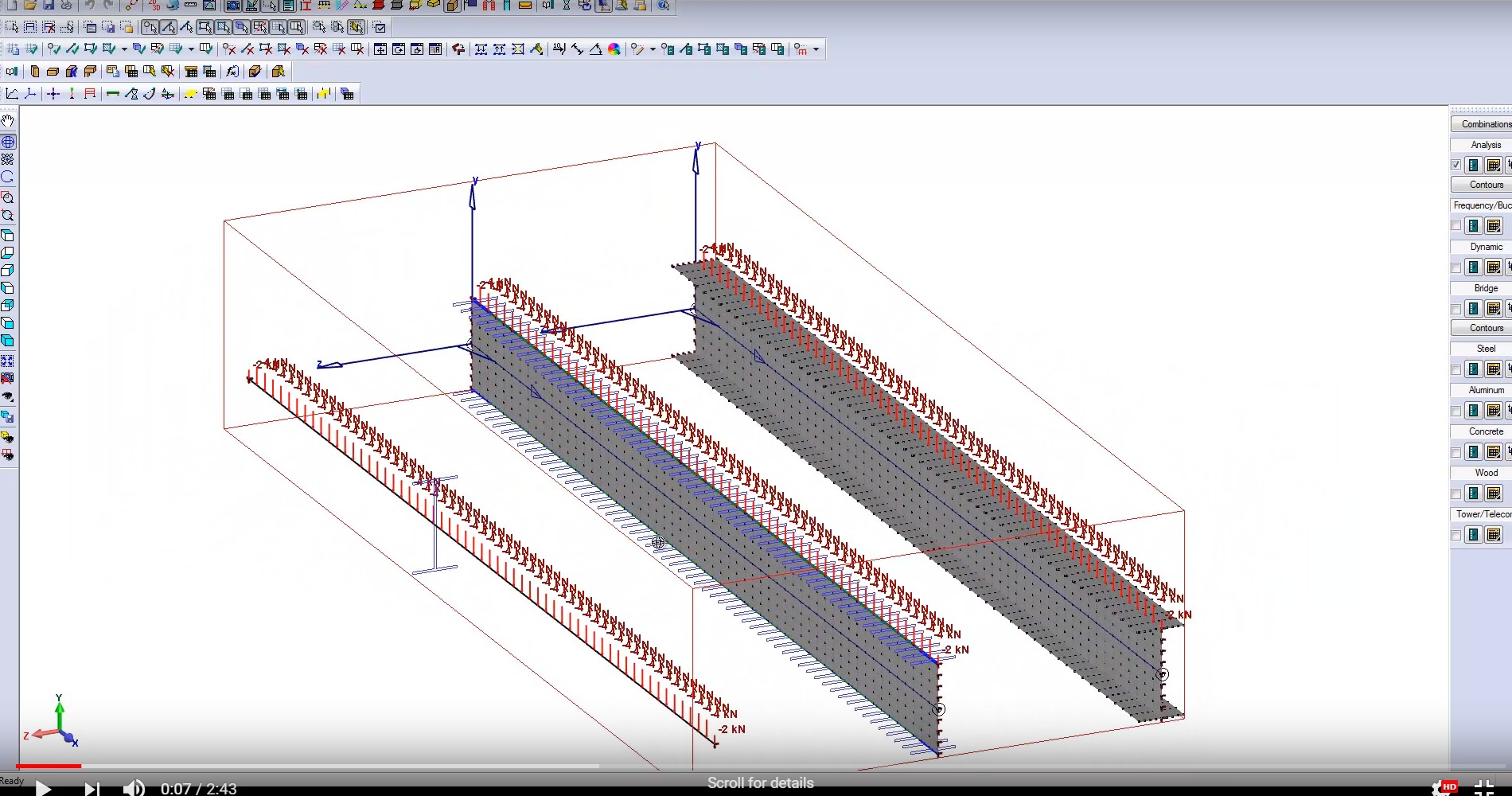 Meshed Beam Animation